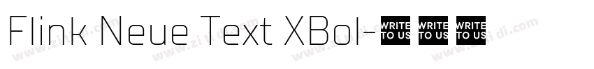 Flink Neue Text XBol字体转换